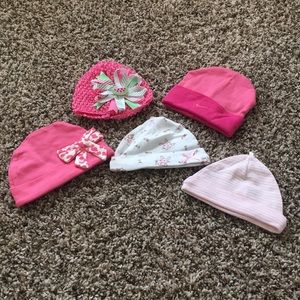 Lot of Baby Hats